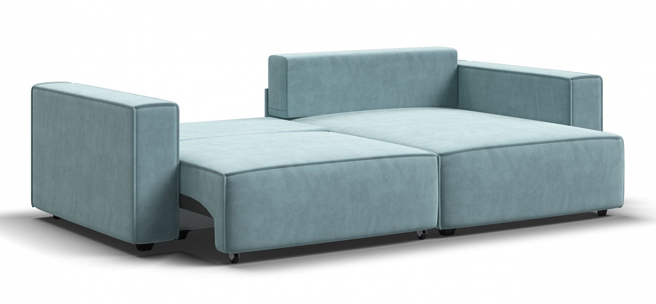 Угловой диван Босс Софт Модуль велюр Монолит аква