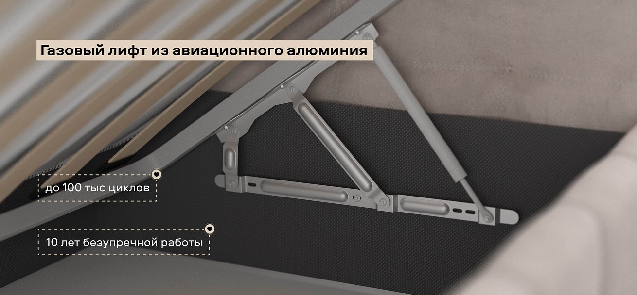 Босс Мини Кровать+ПМ 90*200 велюр Монолит латте