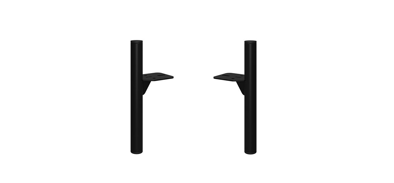 Опоры мебельные 4 шт. Соло Ф 25х150 Черные