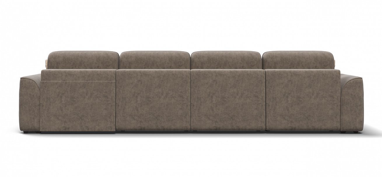 Угловой диван Кинг Модуль Макс велюр Роял тауп