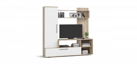 Стенка Денвер 150 Сонома, Белый снег 1