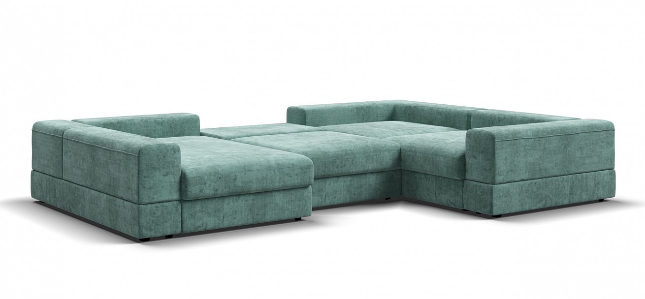 П-образный диван-кровать Босс Модуль Шенилл Глосс минт