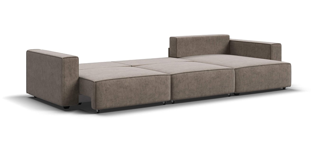 Угловой диван Босс Софт Модуль Макс велюр Роял тауп