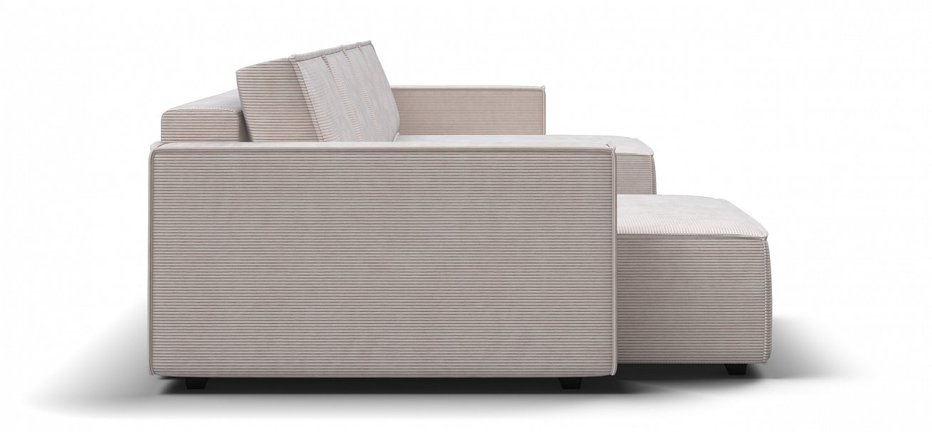 П-образный диван Босс Софт Модуль Вельвет Корд бежевый