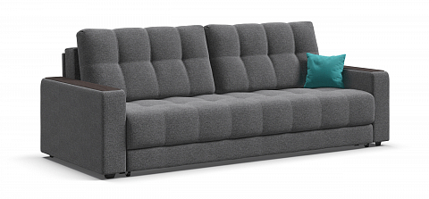 Диван Босс Рогожка Мальмо серый