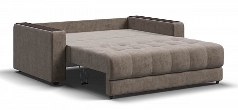 Диван Босс двухместный велюр Роял тауп 3