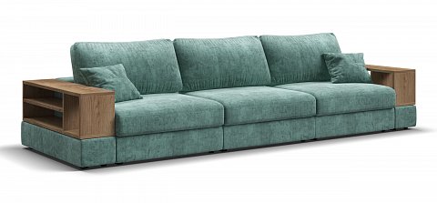 Диван-кровать Босс Модуль Макс Шенилл Глосс минт 1