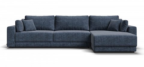 Угловой диван Босс Прайм Макс велюр Роял синий 1