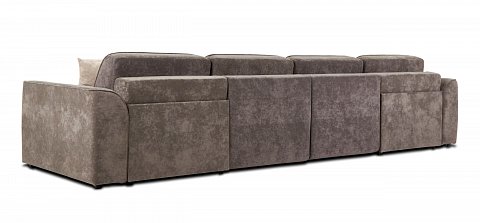 П-образный диван Кинг Модуль велюр Роял тауп 3