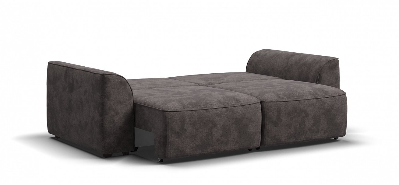 Диван Кинг Модуль велюр Алькантара серый