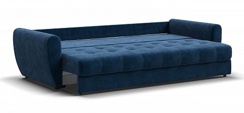 Диван Престон велюр Монолит синий 3
