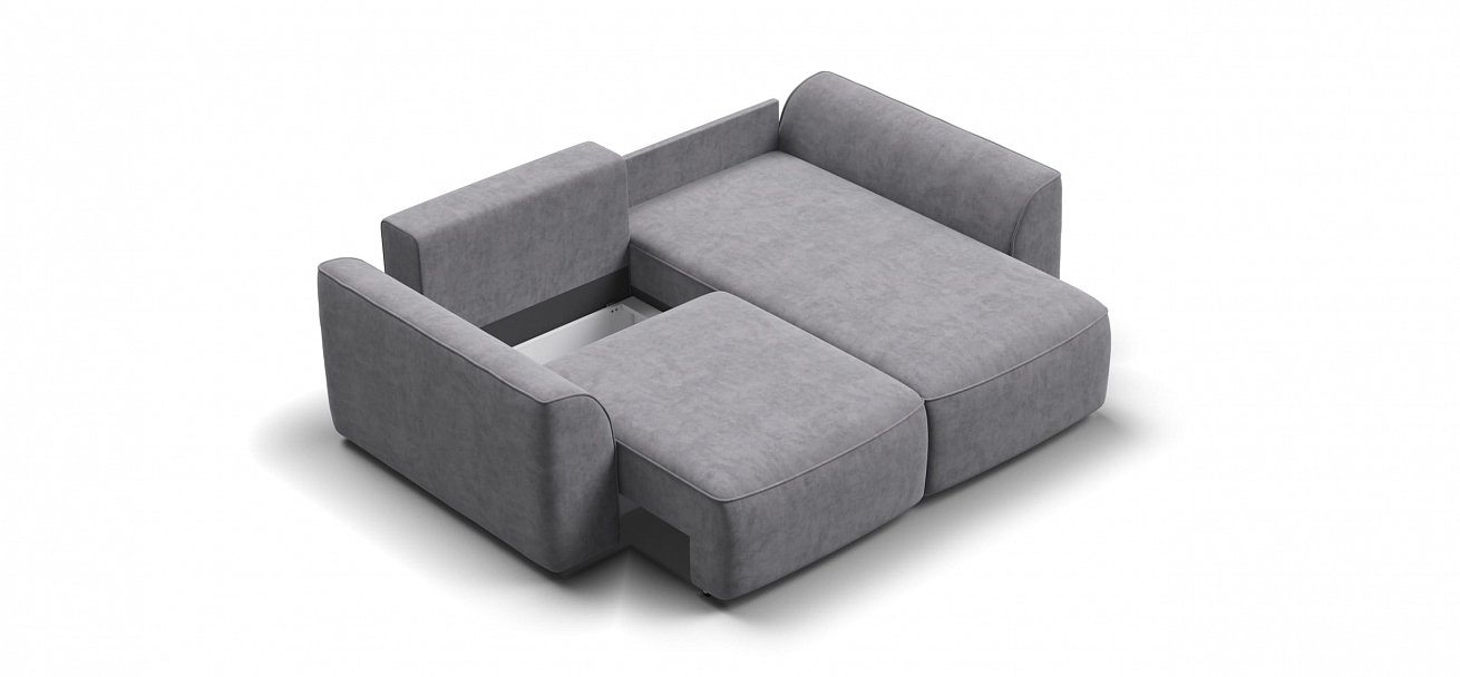 Угловой диван Кинг Модуль велюр Роял агат