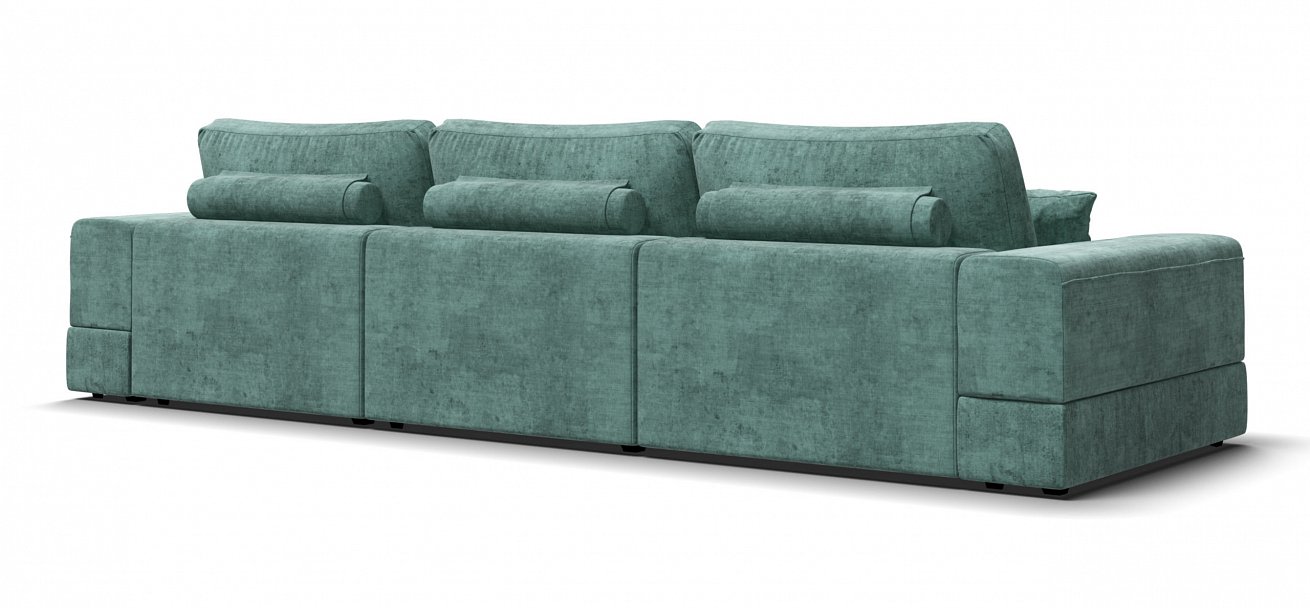 Угловой диван-кровать Босс Модуль ХЛ Шенилл Глосс минт