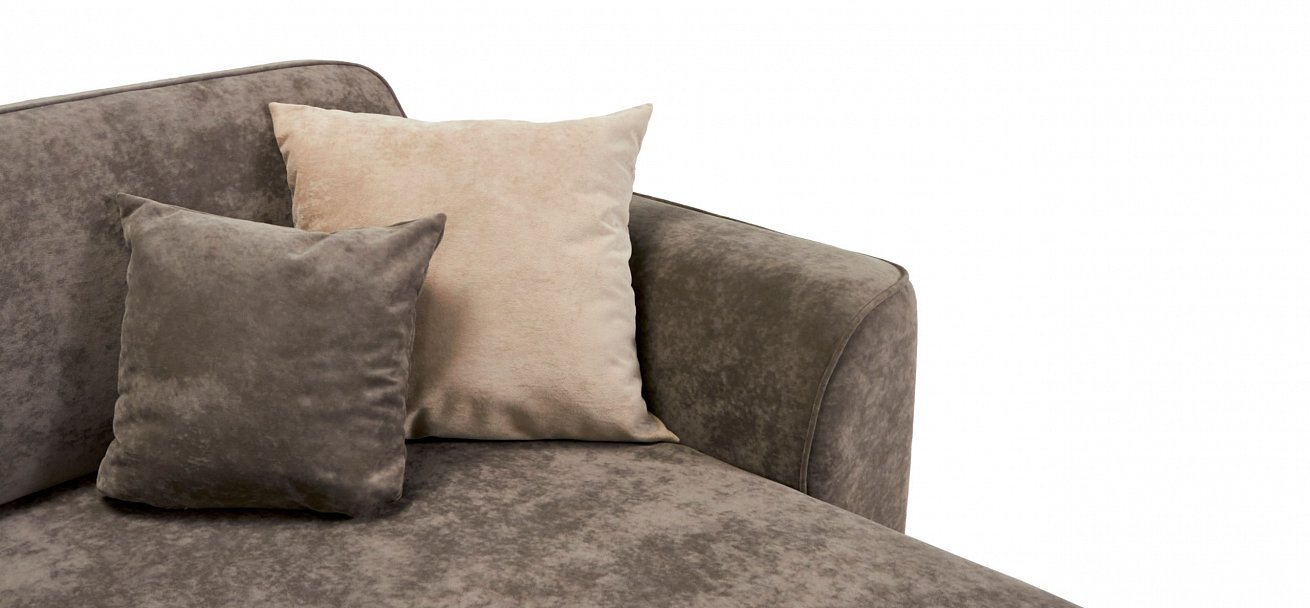 П-образный диван Кинг Модуль велюр Роял тауп