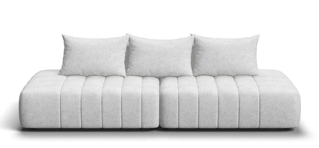 Диван прямой Босс Твин Шенилл Клауд крем