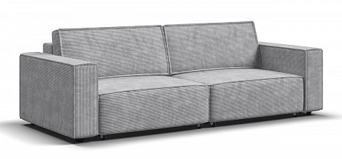 Диван Босс Софт Модуль Вельвет Корд серый