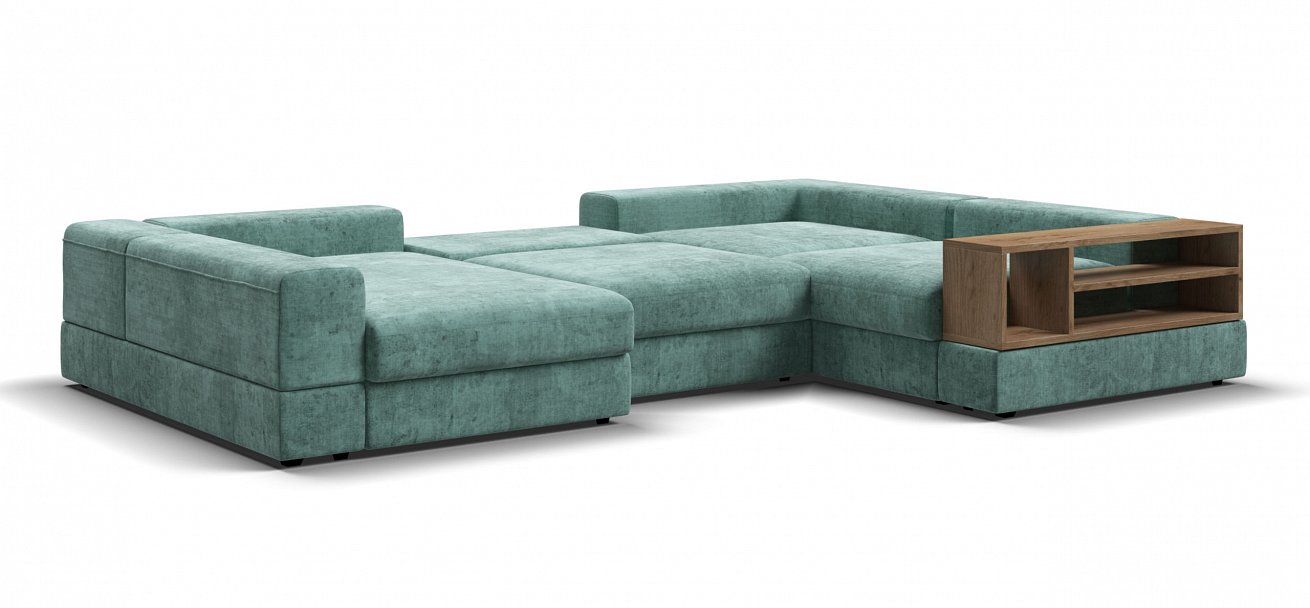 П-образный диван-кровать Босс Модуль Шенилл Глосс минт