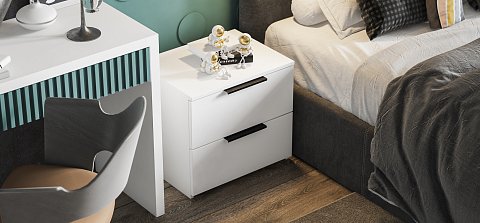 Тумба Босс Стандарт Белая 2