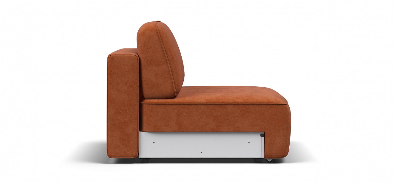 Кинг Модуль база сп. место велюр Алькантара оранж