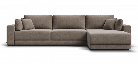 Угловой диван Босс Прайм Макс велюр Роял тауп 1