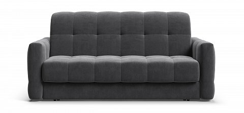 Диван Босс Слип 160 велюр Монолит серый 1