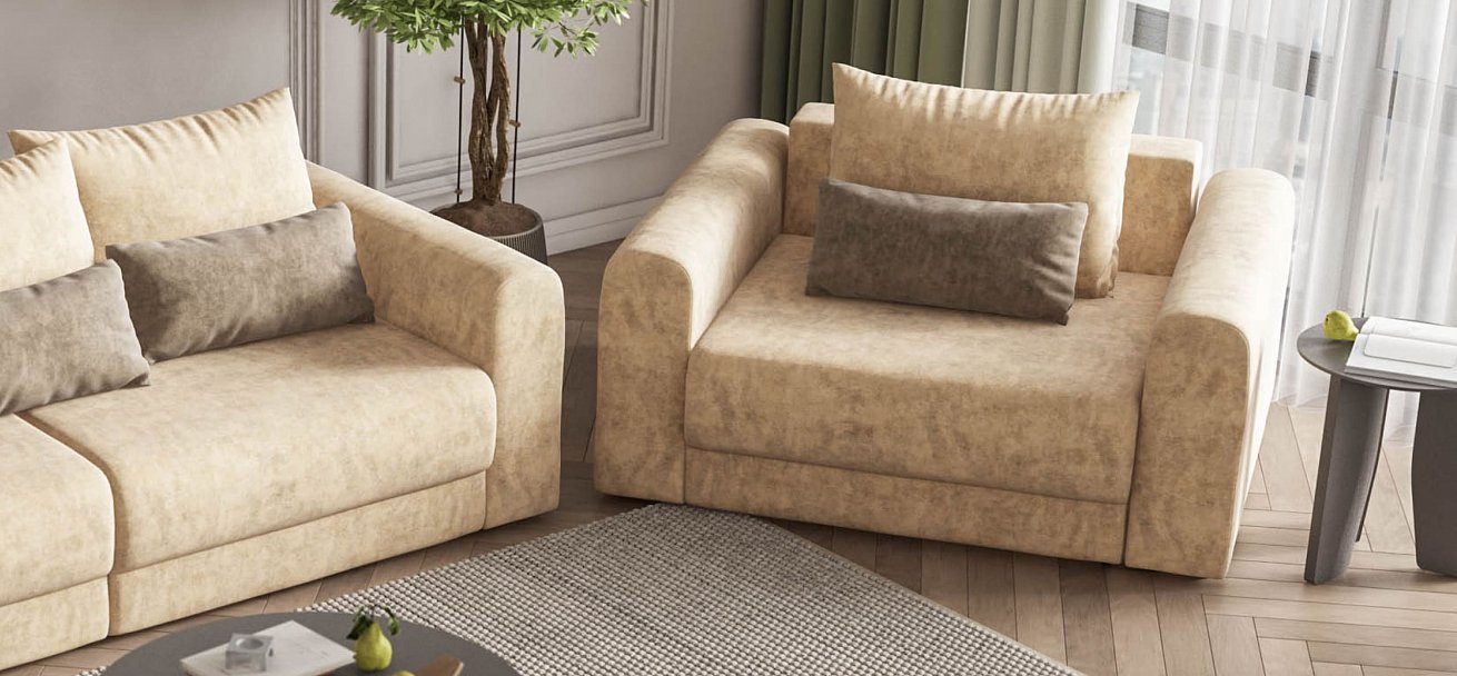 Кресло Ричмонд Модуль велюр Роял шампань