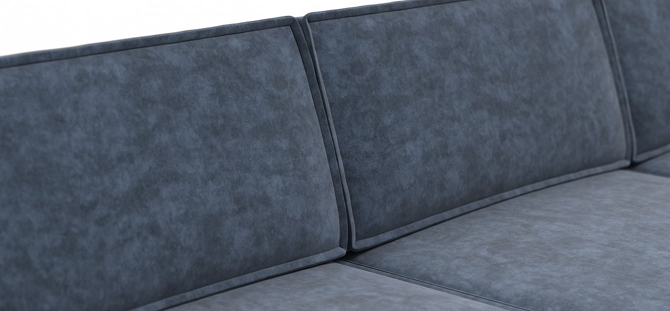 Угловой диван Босс Софт Модуль Макс велюр Роял синий