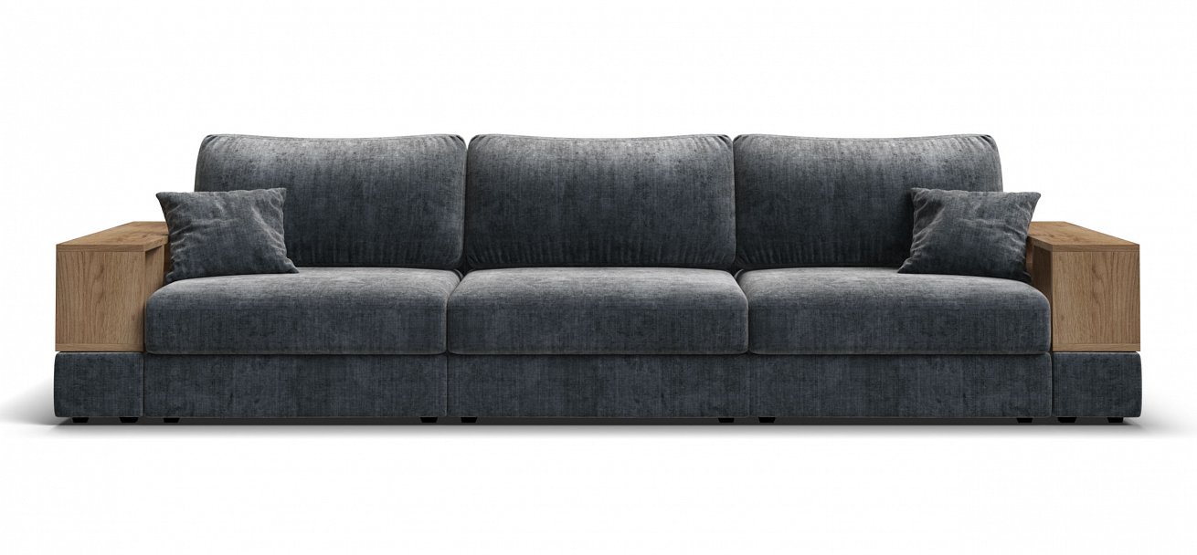 Диван-кровать Босс Модуль Макс Шенилл Глосс карбон