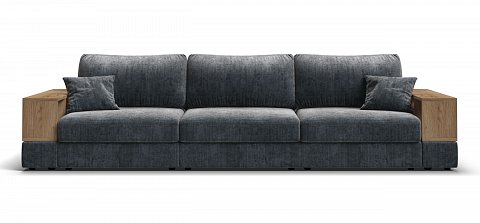 Диван-кровать Босс Модуль Макс Шенилл Глосс карбон 2