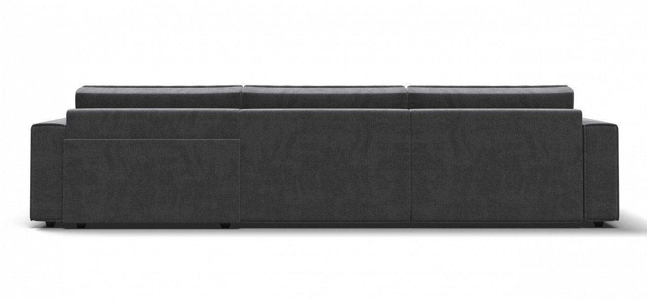 Угловой диван Босс Софт Модуль Макс велюр Монолит серый