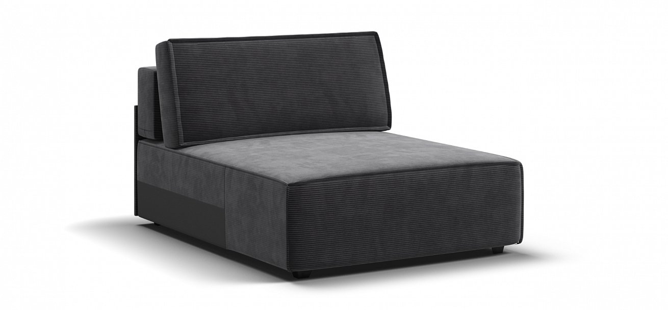 Босс Софт Модуль оттоманка Вельвет Корд графит