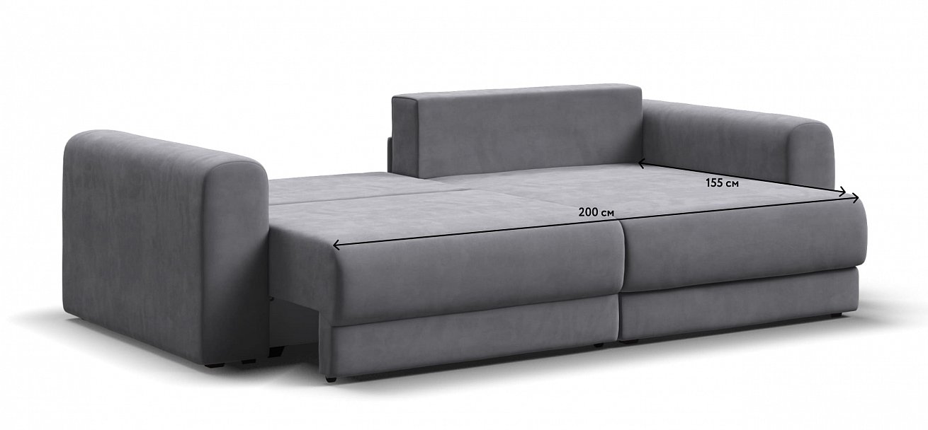 Модульный угловой диван Ричмонд Модуль велюр Роял агат