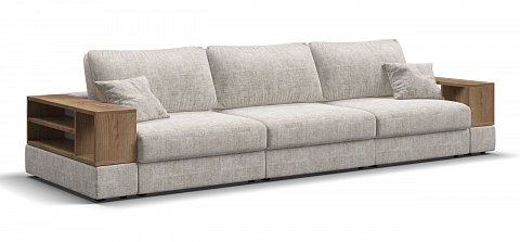 Диван-кровать Босс Модуль Макс Шенилл Смарт кварц 1