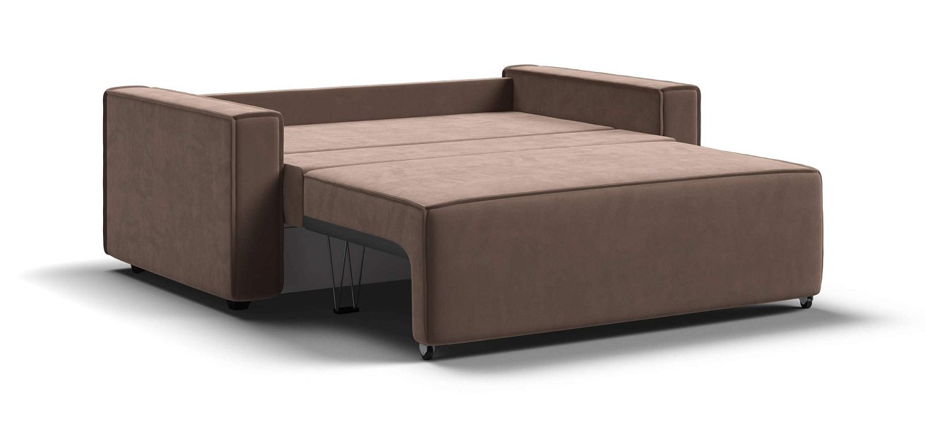 Диван Норд двухместный велюр Монолит мокко