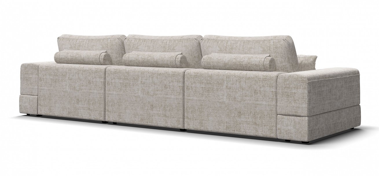 Угловой диван-кровать Босс Модуль ХЛ Шенилл Смарт кварц