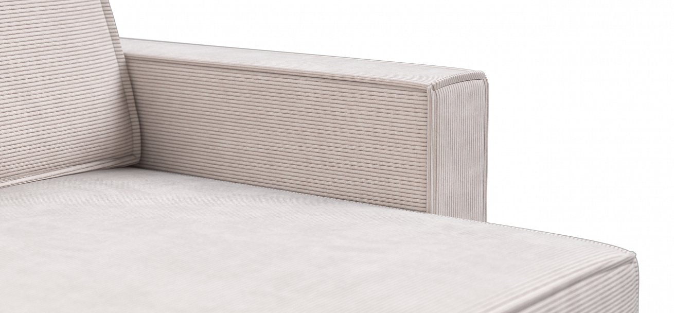 Угловой диван Босс Софт Модуль Вельвет Корд бежевый