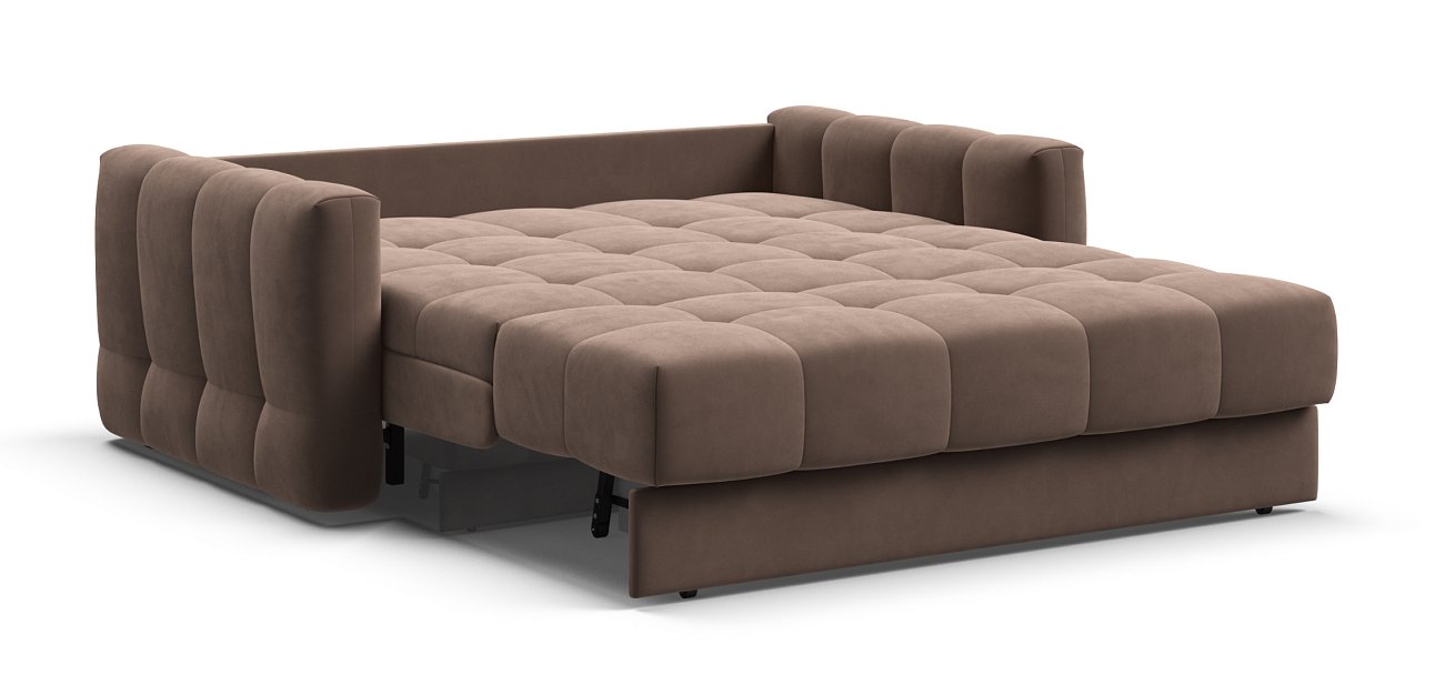 Диван Босс Слип 140 велюр Монолит мокко