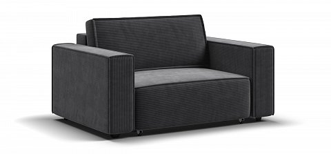 Кресло Босс Софт Модуль Вельвет Корд графит 1