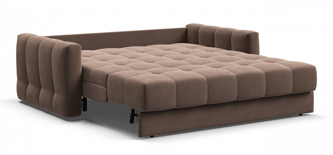 Диван Босс Слип 160 велюр Монолит мокко