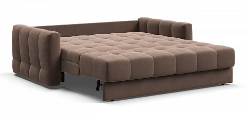 Диван Босс Слип 160 велюр Монолит мокко 3