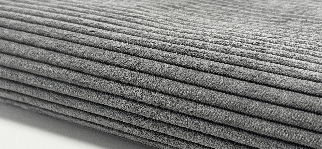 Угловой диван Босс Софт Модуль Вельвет Корд графит