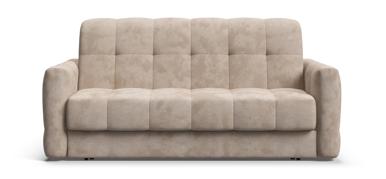 Диван Босс Слип 160 велюр Алькантара пепел