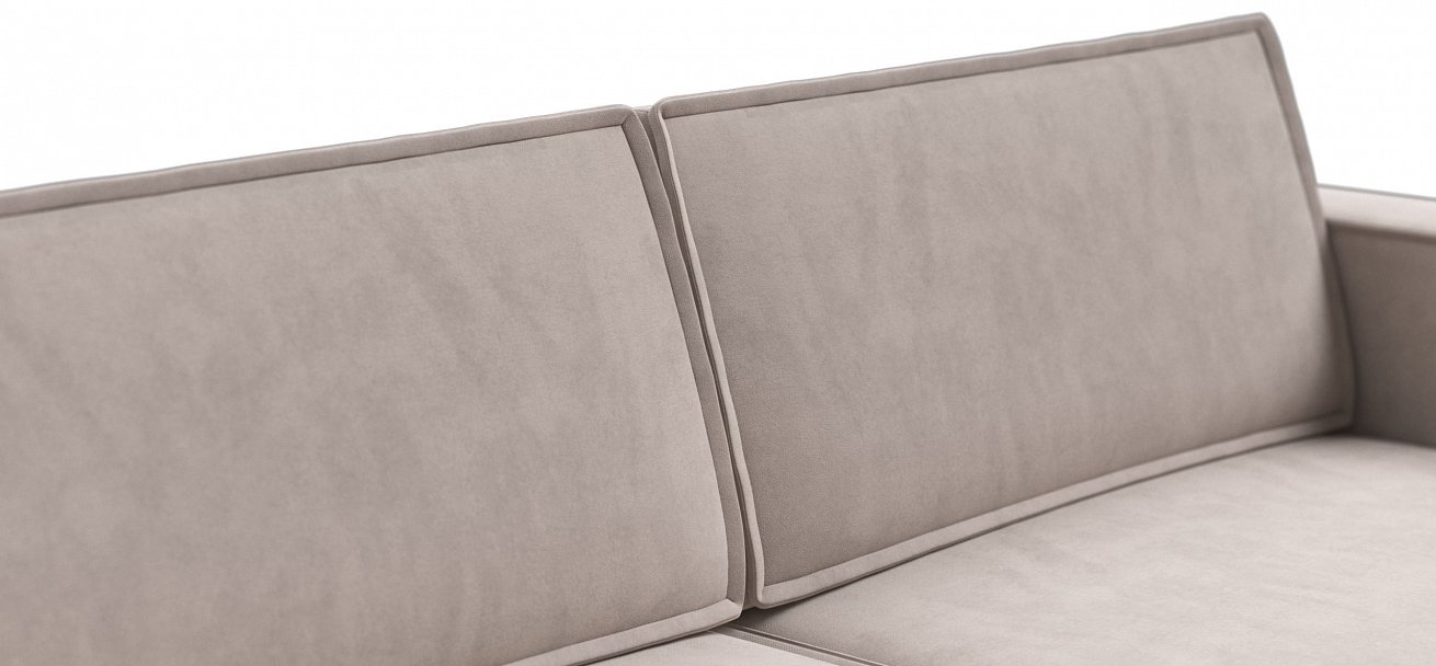 Диван Босс Софт Модуль велюр Монолит латте