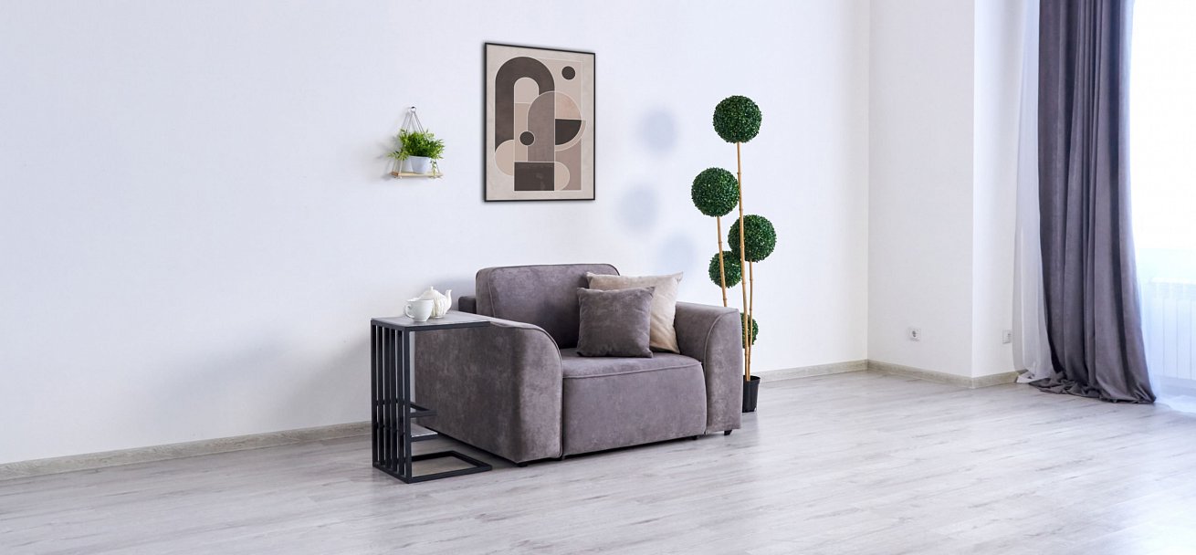 Кресло Кинг Модуль велюр Роял тауп