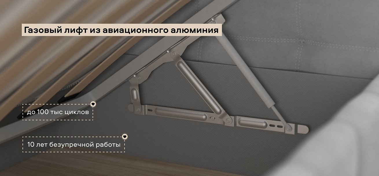 Босс Мини Кровать+ПМ 90*200 велюр Монолит сталь