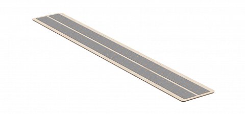 Босс кресло-кровать Накладки Дымчатый Крафт (МДФ) 2