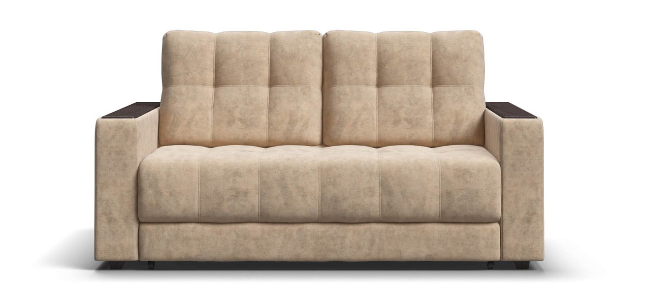 Диван Босс двухместный велюр Роял шампань