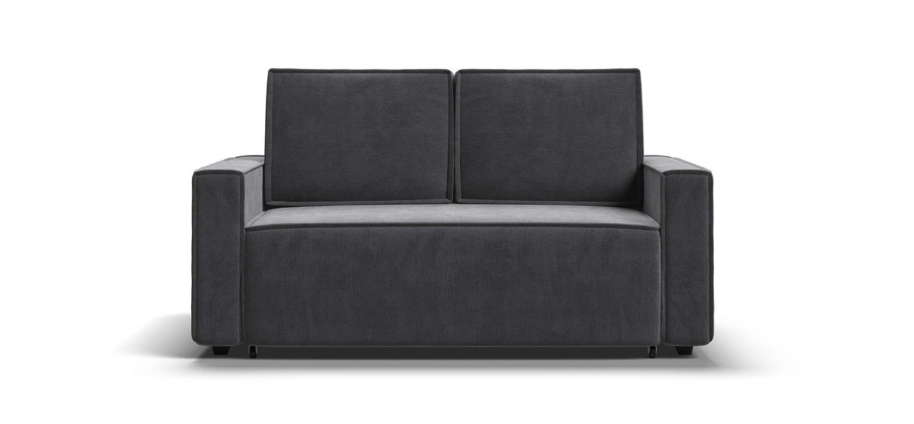 Диван Норд двухместный велюр Монолит серый