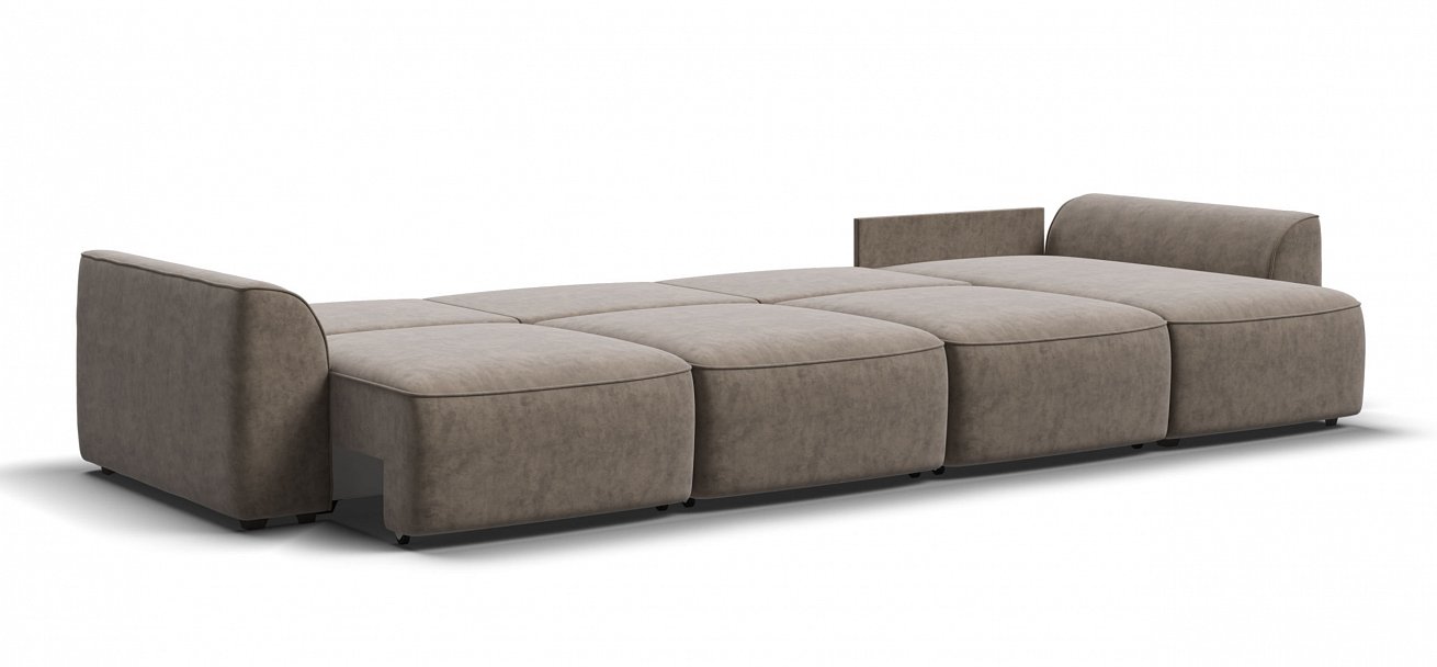 Угловой диван Кинг Модуль Макс велюр Роял тауп