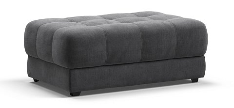 Босс пуф велюр Монолит серый 1